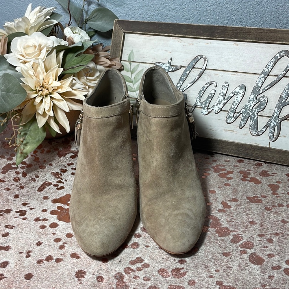 Vince camuto leather booties
